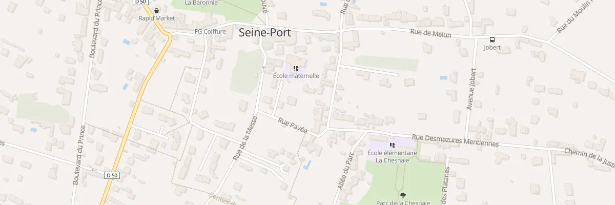 Plan du 6 Rue Pavée à Seine-Port