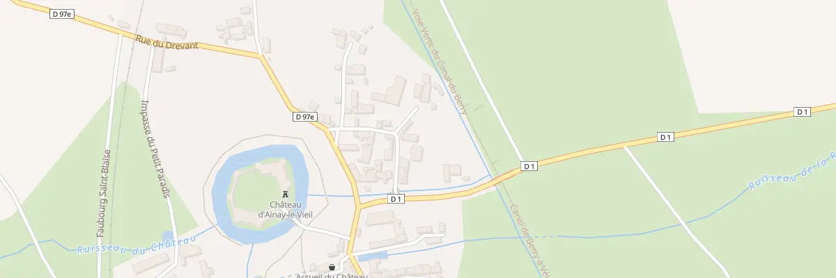 Plan du 10 Rue du Pont Neuf à Ainay-le-Vieil