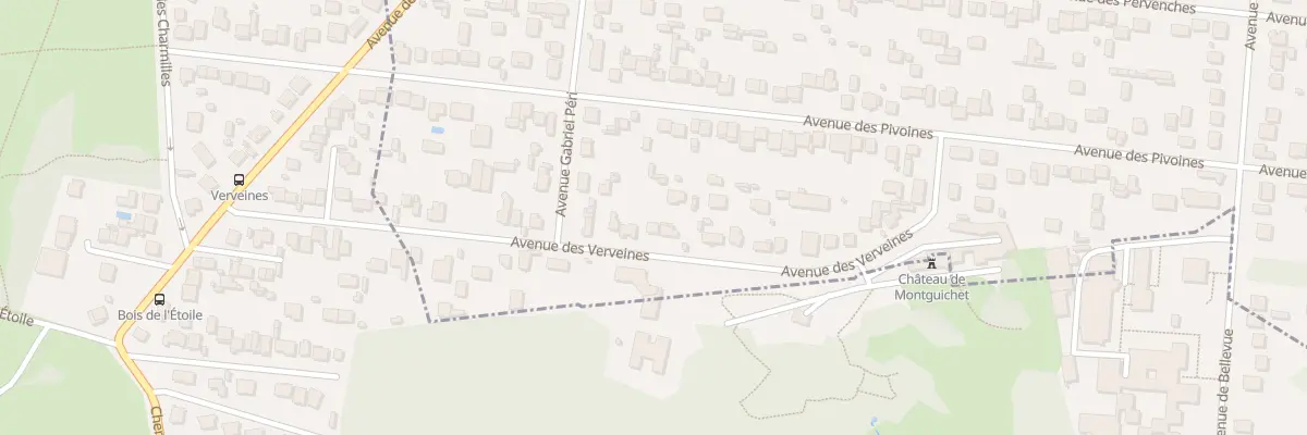 Plan du 54 Av des Verveines à Montfermeil