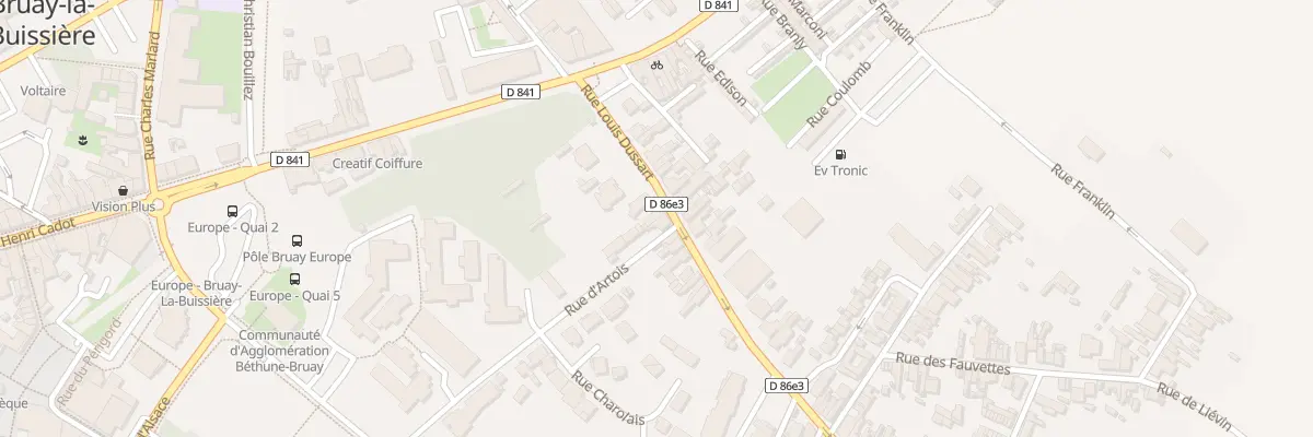 Plan du 106 Rue Louis Dussart à Bruay-la-Buissière