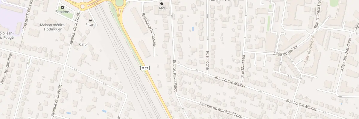 Plan du 1 Rue Louise Michel à Combs-la-Ville