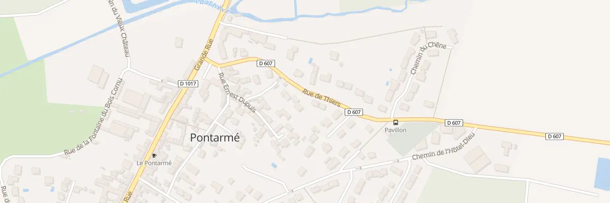 Plan du 10 Rte de Thiers à Pontarmé