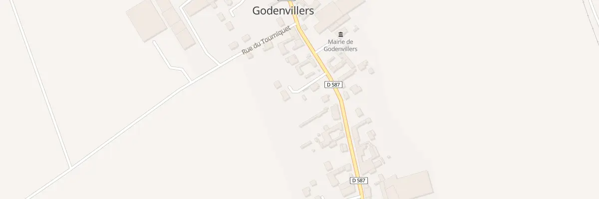 Plan du 32 Rue d’En Haut à Godenvillers
