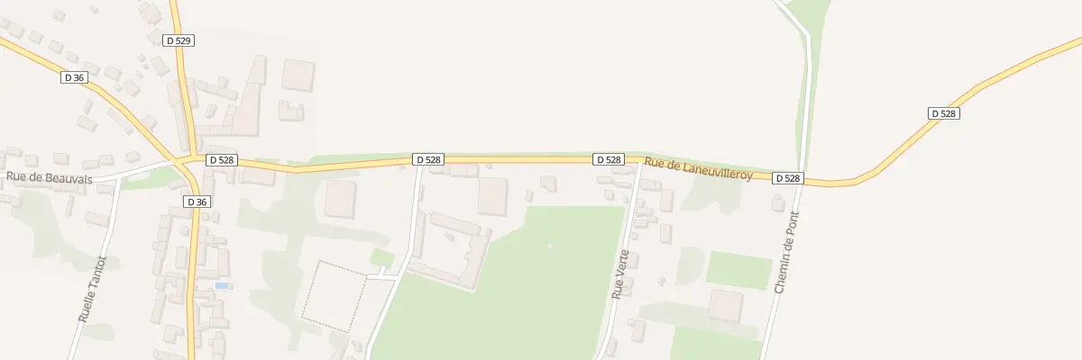 Plan du 4 Rue de Laneuvilleroy à Pronleroy