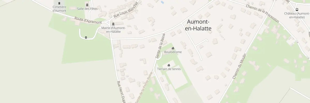 Plan du 10 Che de la Procession à Aumont-en-Halatte
