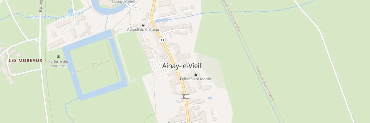 Plan du 6 Pl de l’Eglise à Ainay-le-Vieil