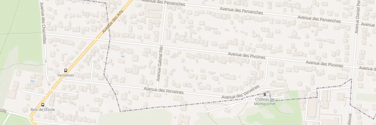 Plan du 83 Av des Pivoines à Montfermeil
