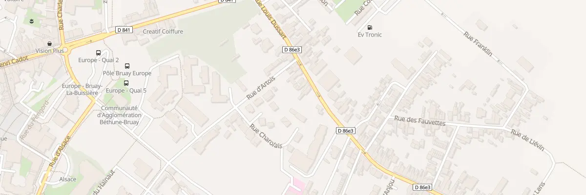 Plan du 162 Rue Louis Dussart à Bruay-la-Buissière
