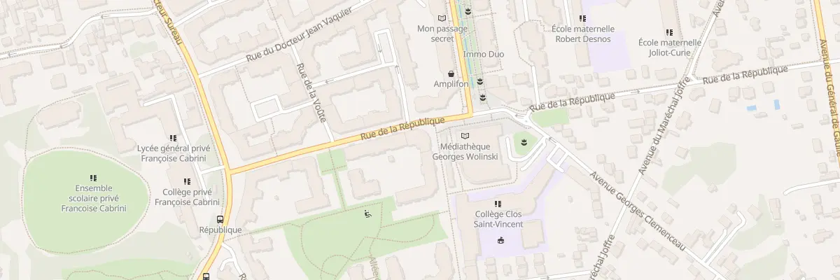 Plan du 20 Rue de la République à Noisy-le-Grand