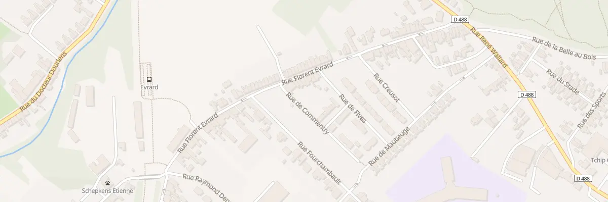 Plan du 568 Rue Florent Evrard à Bruay-la-Buissière