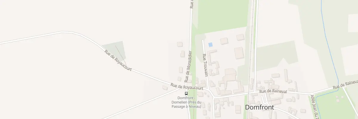 Plan du 3 Rue de Montdidier à Domfront