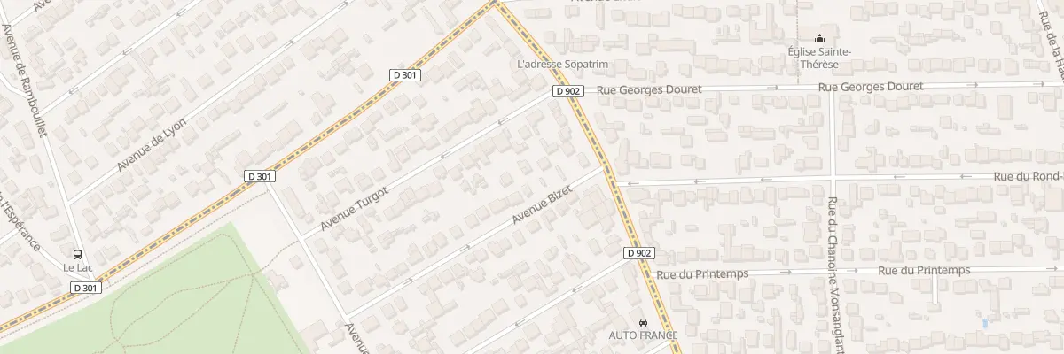 Plan du 27 Av Bizet à Neuilly-sur-Marne