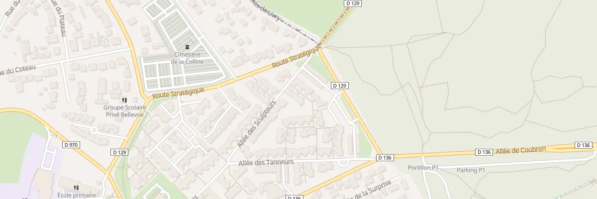 Plan du 23 Pas des Tisserands à Clichy-sous-Bois