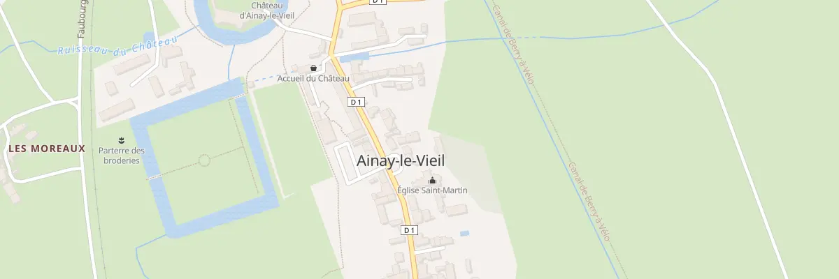 Plan du 8 Pl de l’Eglise à Ainay-le-Vieil