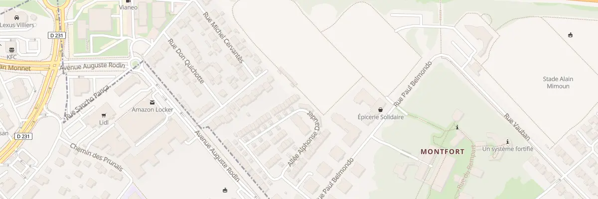 Plan du 32 All Alphonse Daudet à Noisy-le-Grand