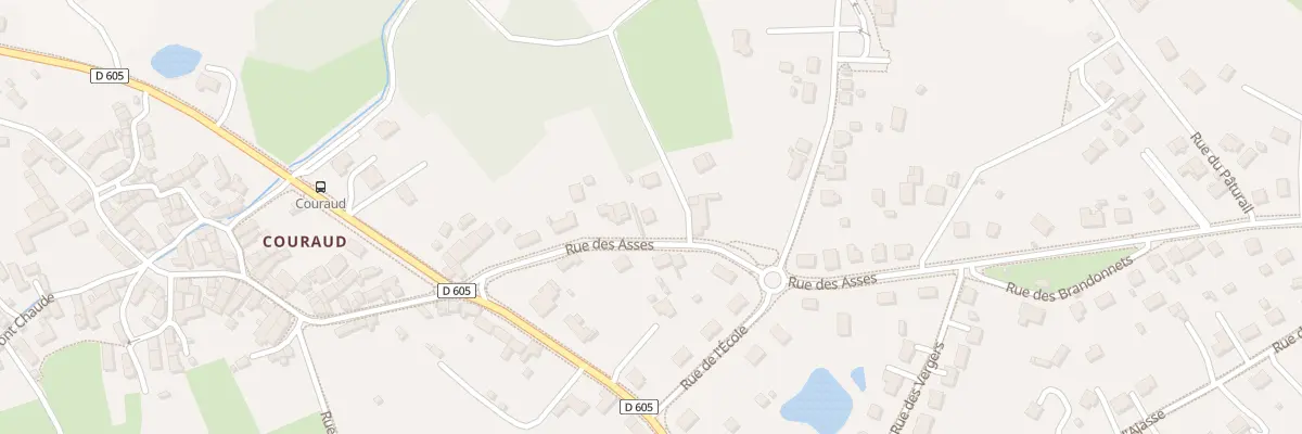 Plan du 15 Rue des Asses à Domérat