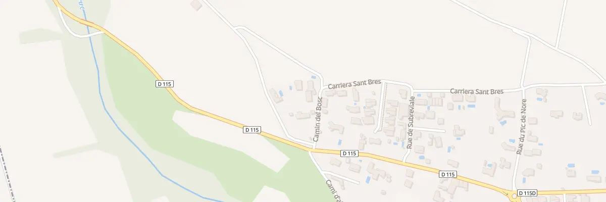 Plan du 5021 Saint-Brès à Trausse