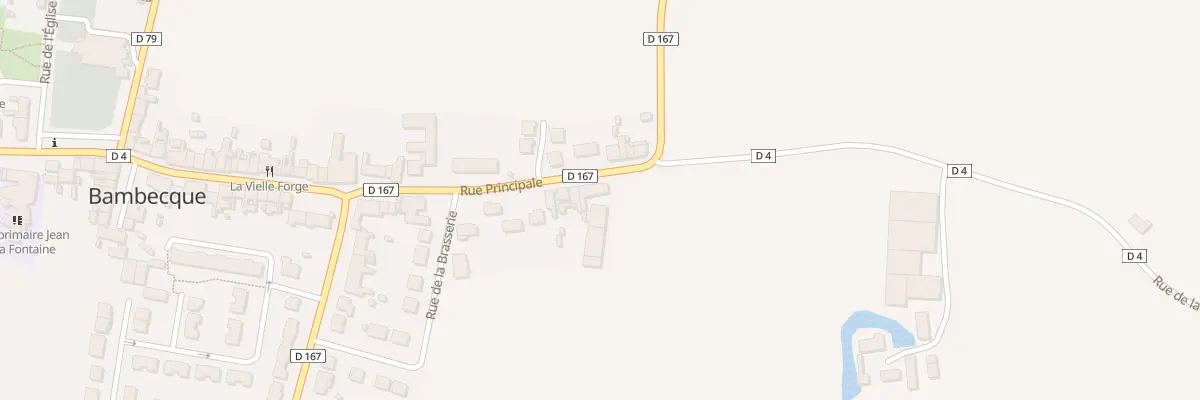 Plan du 1 Rue Principale à Bambecque