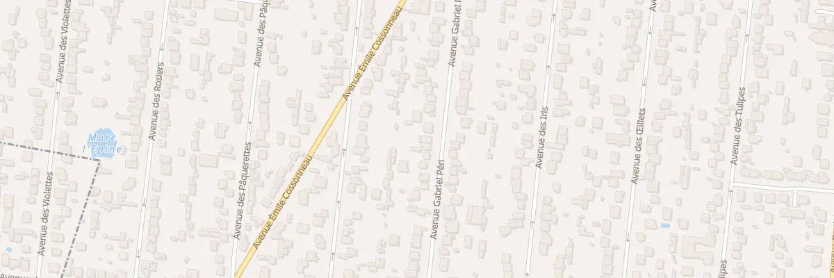 Plan du 52 Av Gabriel Péri à Montfermeil