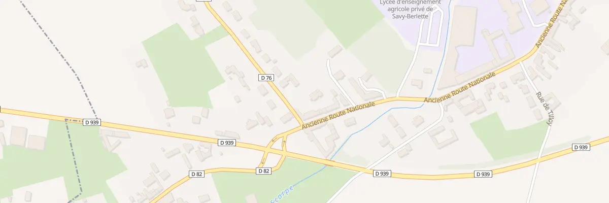 Plan du 2B Rue de Villers Brulin à Savy-Berlette