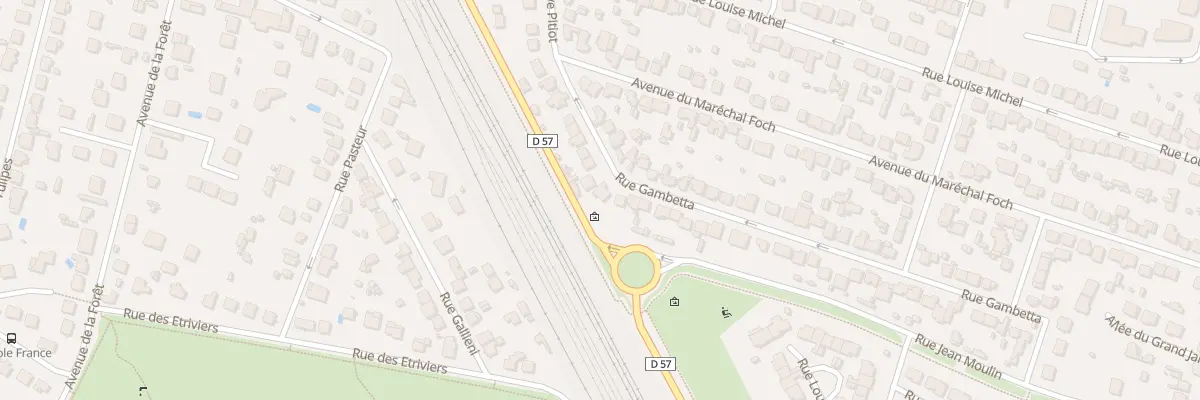 Plan du 20 Rue Gambetta à Combs-la-Ville