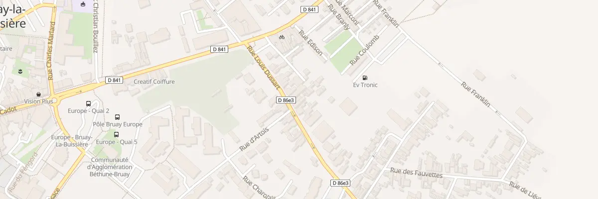 Plan du 117 Rue Louis Dussart à Bruay-la-Buissière