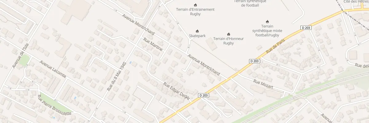 Plan du 42 Av Montrichard à Villiers-sur-Marne