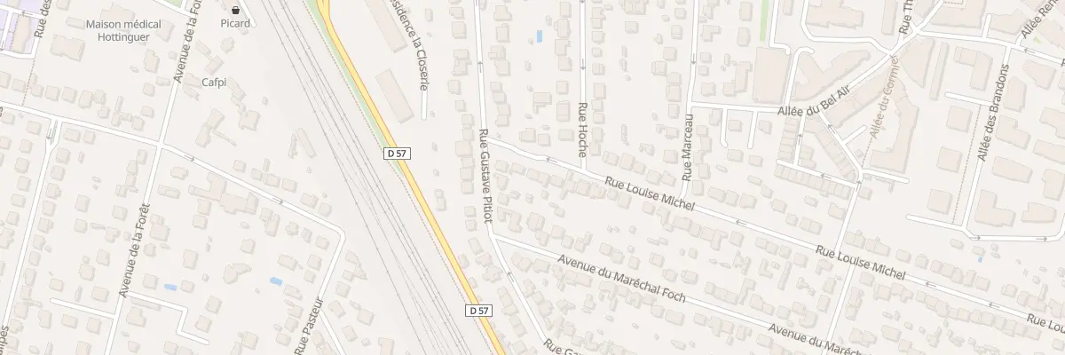 Plan du 6 Rue Louise Michel à Combs-la-Ville