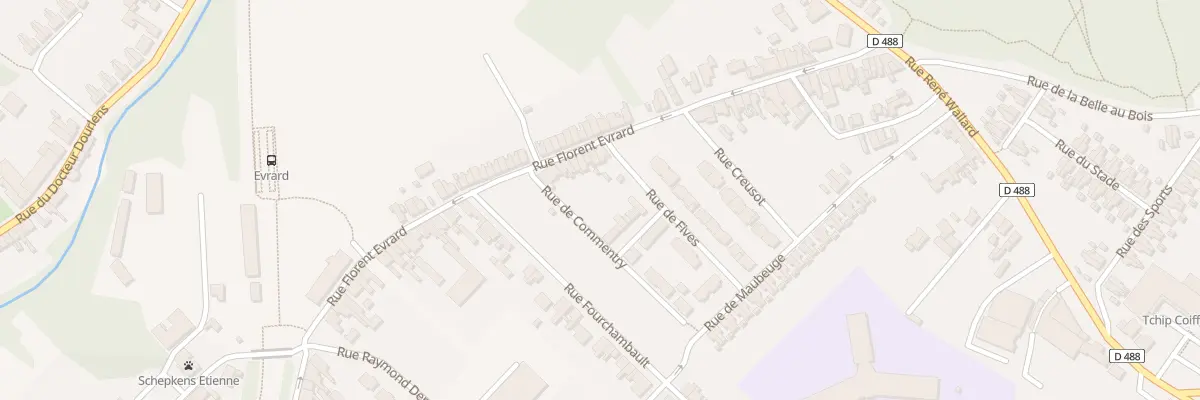Plan du 586 Rue Florent Evrard à Bruay-la-Buissière