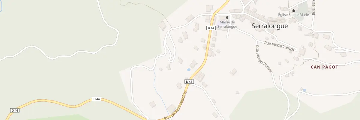 Plan du 7 Bac Petit à Serralongue