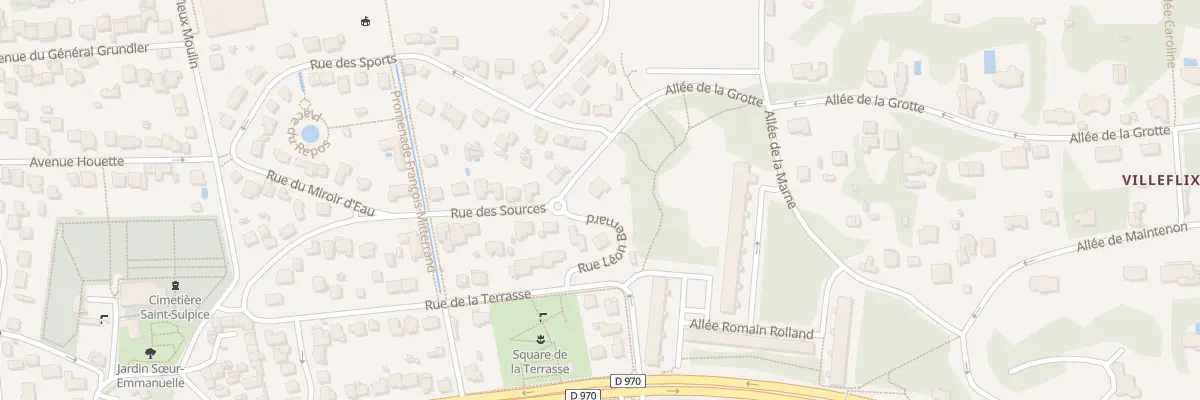 Plan du 8 Rue Léon Bernard à Noisy-le-Grand