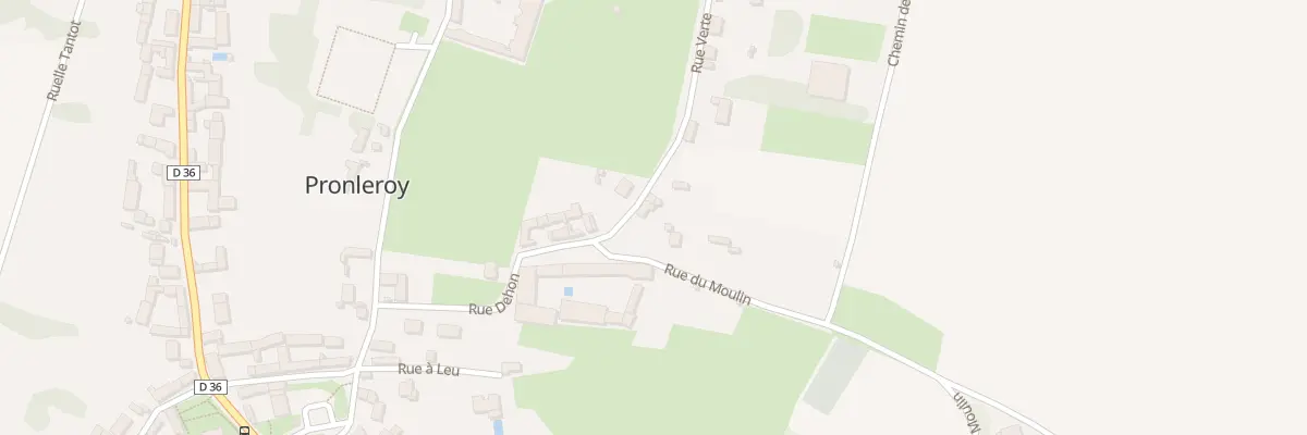 Plan du 2B Rue Verte à Pronleroy