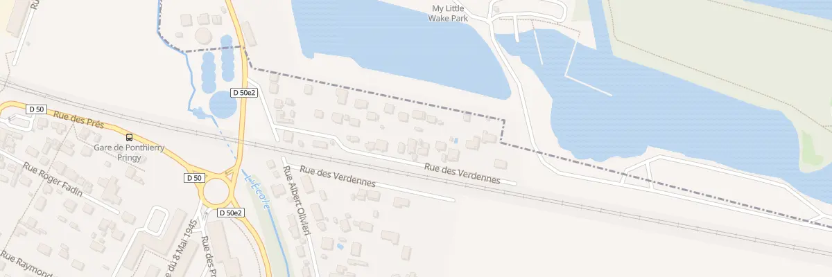 Plan du 14 Rue des Verdennes à Saint-Fargeau-Ponthierry