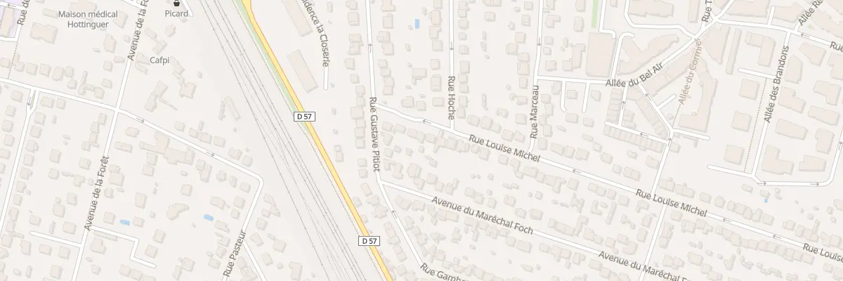 Plan du 8 Rue Louise Michel à Combs-la-Ville