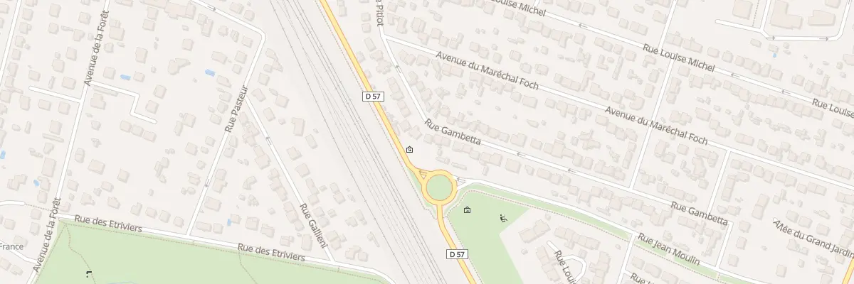 Plan du 22 Rue Gambetta à Combs-la-Ville