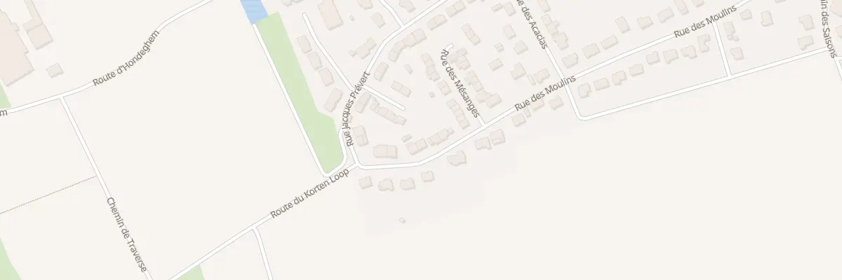 Plan du 38 Rue des Moulins à Saint-Sylvestre-Cappel