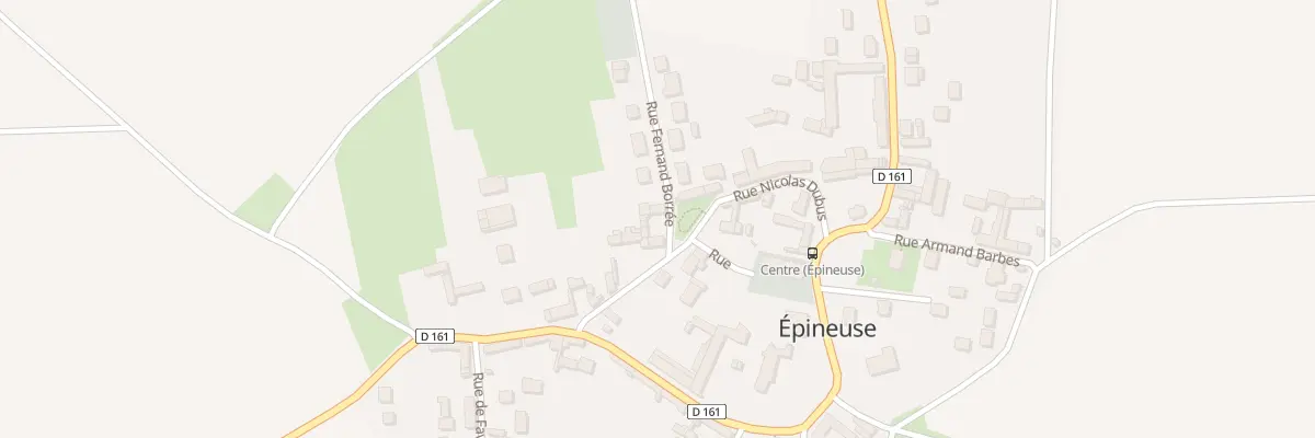Plan du 1 Rue Fernand Borrée à Épineuse