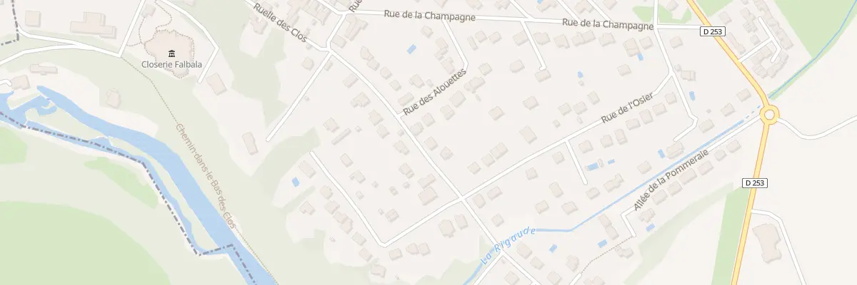 Plan du 19 Rue de la Chaussée de l’Etang à Périgny