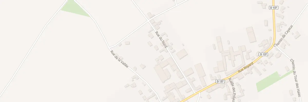 Plan du 7 Rue du Nord à Mézières-en-Santerre
