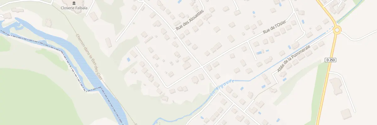 Plan du 30 Rue de la Chaussée de l’Etang à Périgny
