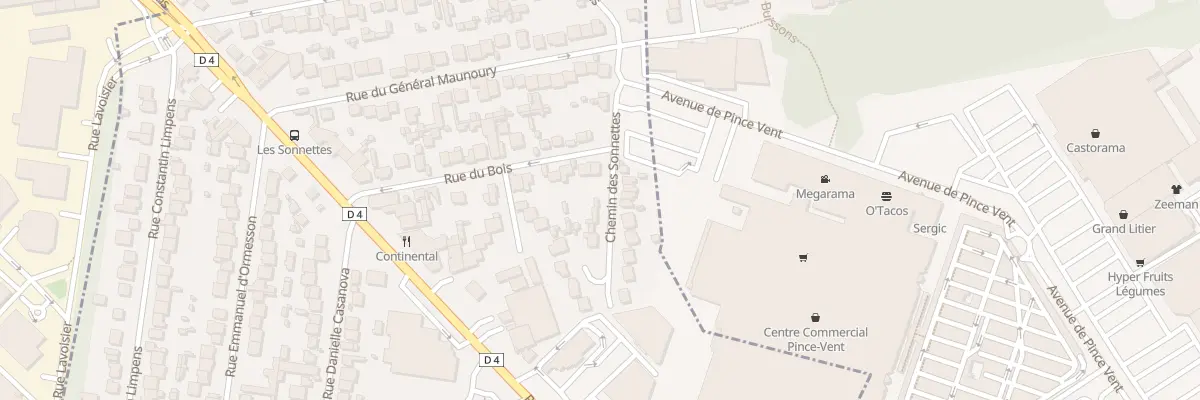 Plan du 25 Che des Sonnettes à Ormesson-sur-Marne