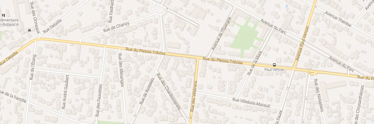Plan du 50 Rue de Plessis Trevise à Champigny-sur-Marne