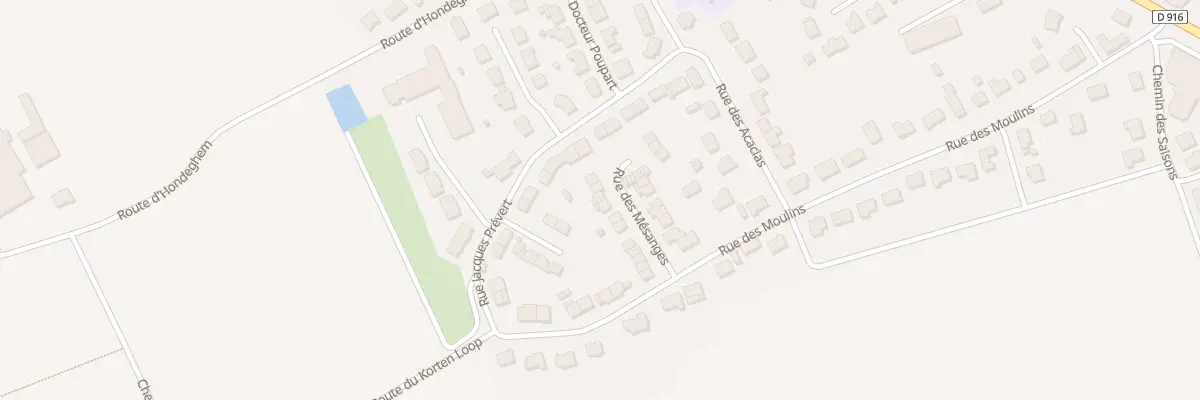 Plan du 17 Rue des Mesanges à Saint-Sylvestre-Cappel