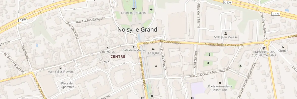 Plan du 10 Av Emile Cossonneau à Noisy-le-Grand