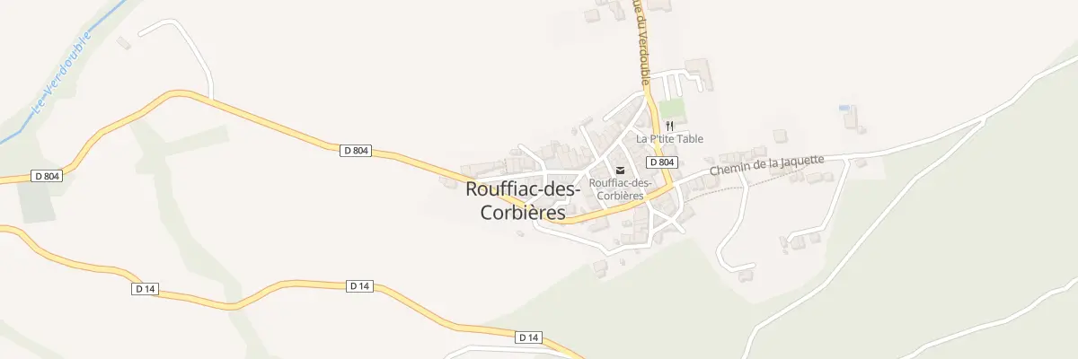 Plan du 2 Pl de la Fontaine à Rouffiac-des-Corbières