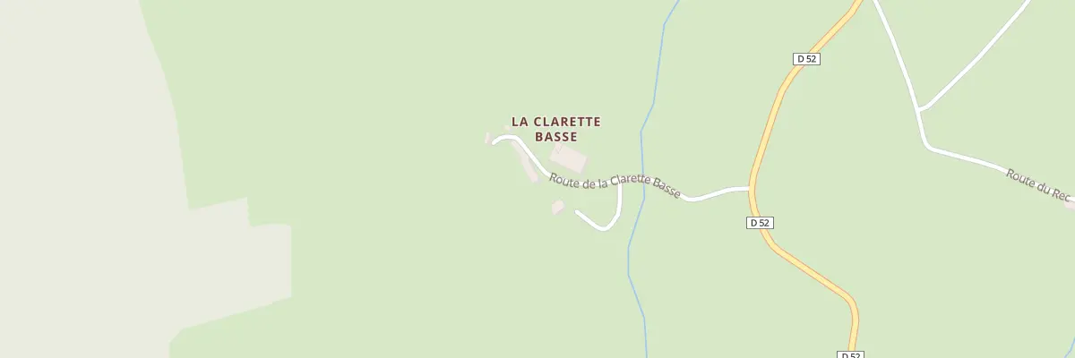 Plan du 1 Rte de la Clarette Basse à Rouairoux
