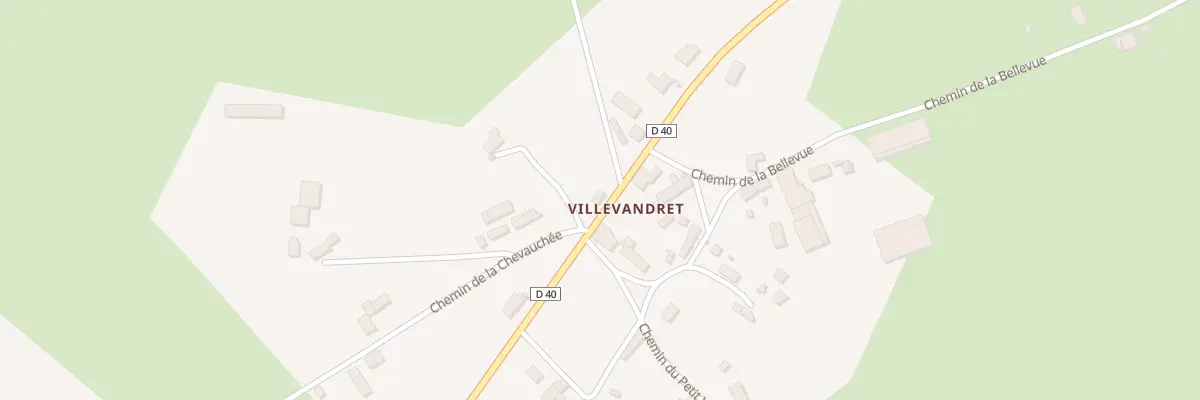 Plan du 25 Rte de Vallon-en-sully à Chazemais
