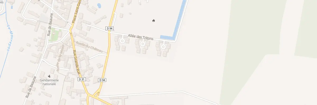 Plan du 7 All des Tritons à Corbeilles