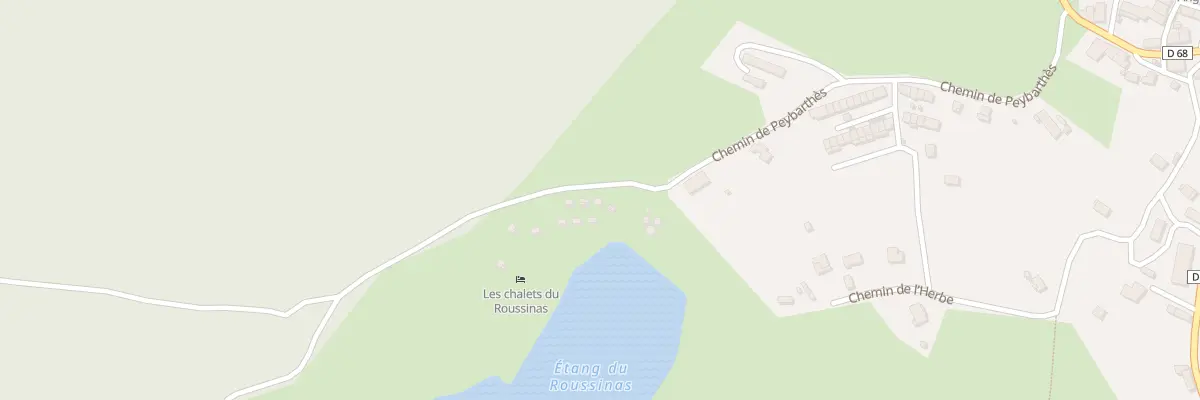 Plan du 547 Che de Peybarthès à Anglès