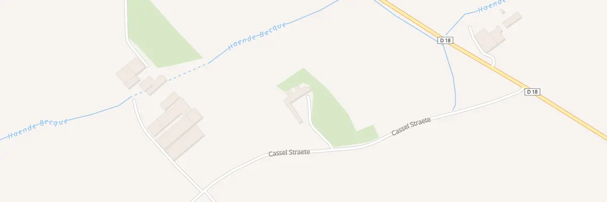 Plan du 296 Cassel Straete à Steenvoorde